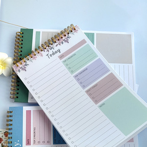 Planificateur hebdomadaire B5 à spirales avec couverture en PP, organiseur de cadeaux, agenda quotidien, carnet portable - Product Image 3