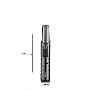 Nouveau coupe-vent bleu <span class=keywords><strong>chalumeau</strong></span> <span class=keywords><strong>cuisine</strong></span> BBQ simple flamme Butane rechargeable cigare torche feu Jet pistolet briquet à <span class=keywords><strong>gaz</strong></span> - Product Image 2