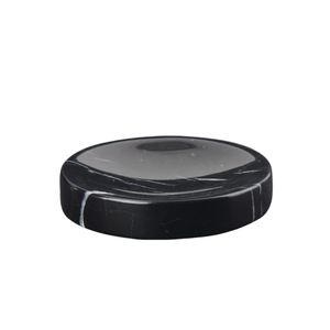 Nouvel ensemble de salle de bain 5 pièces en marbre noir Marquina - Kit distributeur de savon et diffuseur écologique avec accents dorés, durable et facile à nettoyer - Product Image 4