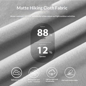 Pantalon <span class=keywords><strong>de</strong></span> sport pour homme en nylon sportif, séchage rapide, protection UV, imperméable, avec <span class=keywords><strong>ceinture</strong></span> zippée pour la randonnée et le fitness - Product Image 2