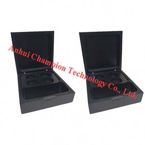 กล่องไม้ใส่กาแฟแคปซูลปรับแต่งได้4ช่องสำหรับใช้ในบ้านสำนักงาน - Product Image 4