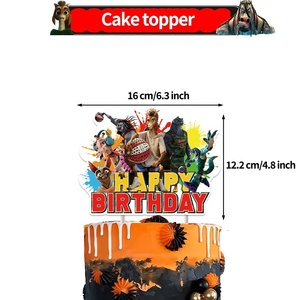 GOAT - Juego de Decoraciones para Fiesta de Cumpleaños del Mejor de Todos los Tiempos, Pancarta, Adorno para Pastel, Globos, Espirales Colgantes para Niños y Niñas - Product Image 2