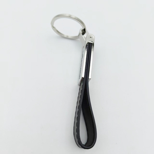 هدايا فاخرة مخصصة للرجال والأولاد سيارة معدنية فاخرة ماركة بو الجلود سلسلة مفاتيح حامل سلسلة مفاتيح من الجلد الأصلي علامة مفاتيح معدنية - Product Image 5