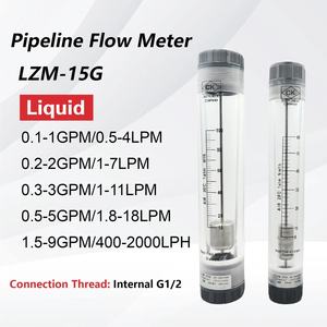 <span class=keywords><strong>LZM</strong></span>-15Gアクリルロタメータパイプラインフローメーター液体水垂直フロートタイプ工業用機械ガスエアオイルOEM - Product Image 5