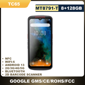 TC65 5G Mobiler Computer PDA 2,6 GHz 8 Core 8 128GB Android13 GMS WIFI-6 IP68 6,5 Zoll Honeywell N5703 Robuster QR-Code-Scanner - Product Image 1