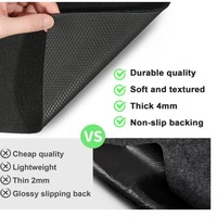 Tapis de sol en feutre antidérapant TPR pour garages, absorbant et résistant à l'huile, tapis de réparation pour voitures et motos, empêche les déversements d'huile
