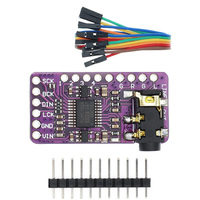 Interfaz I2S PCM5102A DAC decodificador GY-PCM5102 Módulo de reproductor I2S para placa de formato Raspberry Pi pHAT Placa de Audio Digital PCM5102