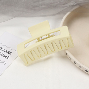 Pince à cheveux carrée en acrylique pour femmes et filles, 12 pièces, grande pince à cheveux, Simple poêle, coiffure de <span class=keywords><strong>bain</strong></span>, pour cheveux - Product Image 4