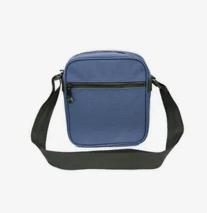 Hopsack летная сумка с застежкой-молнией, пользовательская сумка-мессенджер из ткани Оксфорд