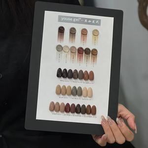 <span class=keywords><strong>Gel</strong></span> esmaltado de ojo de gato astillado rojo Burdeos de 10 colores 2025 nuevo producto pequeño conjunto de tienda de uñas SISTEMA DE Color común - Product Image 6