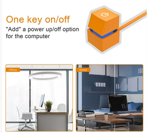 데스크탑 컴퓨터 전원 스위치 전원 코드, 컴퓨터 케이스 PC 마더 보드 전원 스위치 손잡이의 연장 코드를 누르십시오. - Product Image 6