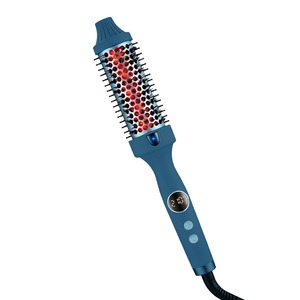 Peigne lisseur infrarouge à prix d'usine, double usage, température réglable sur plusieurs niveaux, <span class=keywords><strong>brosse</strong></span> à cheveux professionnelle pour boucler les cheveux - Product Image 3