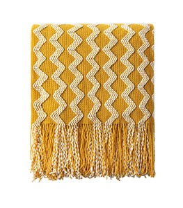 Vana Inyahome — couverture en acrylique souple, ferme bohème, <span class=keywords><strong>Chic</strong></span>, avec glands, texture 3D, <span class=keywords><strong>canapé</strong></span> léger, Manta Para - Product Image 1