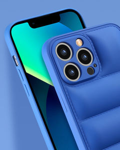 Veste de remplissage en coton pour <span class=keywords><strong>iPhone</strong></span>, étui de té<span class=keywords><strong>l</strong></span>éphone souple mignon à la mode, Protection des couleurs unies, pour <span class=keywords><strong>iPhone</strong></span> 13 12 11 Pro Max X XR <span class=keywords><strong>XS</strong></span> Max - Product Image 3