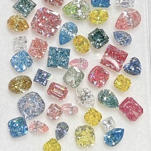 <span class=keywords><strong>Bijoux</strong></span> de <span class=keywords><strong>diamants</strong></span> colorés certifiés IGI cultivés en laboratoire avec des couleurs claires fantaisie bleu rose vert jaune-<span class=keywords><strong>Diamants</strong></span> en vrac personnalisables - Product Image 1