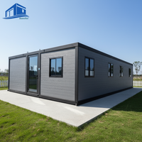 Maison préfabriquée moderne extensible en conteneur d'acier pour hôtel et atelier – Espace de vie