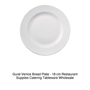 จานขนมปัง Gural Venice - 18 ซม. อุปกรณ์ร้านอาหาร ภาชนะจัดเลี้ยง ขายส่ง - Product Image 2