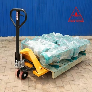 Günstige Gabelstapler Hydraulik Hub paletten wagen 2 Tonnen Lager handhabung waage Hand paletten wagen - Product Image 5
