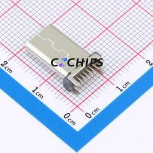 HX-TYPE-C 16P 180 LC-B H15.0 USB Connector Through hole Component (THT) Connector Type-C Female Through Hole 16P - Product Image 2