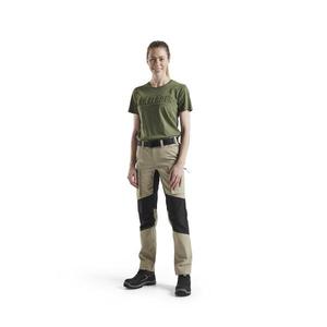 Blaklader-343110424109XXXL เสื้อยืดผู้หญิง3D เสื้อทำงาน7330509789964สีเขียวฤดูใบไม้ร่วง - Product Image 3