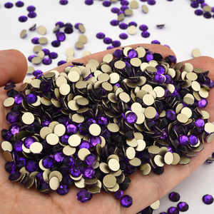 Blinginbox พลอยแก้วพลอยเทียมแบบหลังเรียบตัดเป็น2088 SS16-SS30เล็บแบบไม่ใช้ความร้อนสำหรับเครื่องแต่งกายในงานเทศกาล - Product Image 4