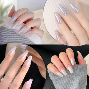 Hot Aurora Poudre Métallique <span class=keywords><strong>Effet</strong></span> Miroir Pigment Sirène Pigment Perle Poudre À Ongles Chrome Poudre À Ongles Perle Blanche et Perle <span class=keywords><strong>Rouge</strong></span> - Product Image 5