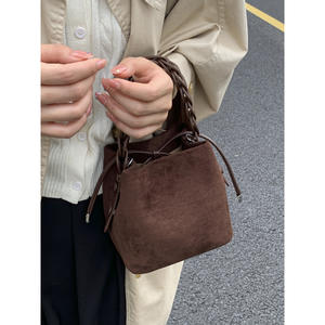 2025 Retro Merlad Brown Women's Crossbody Bag Versatile Casual Style Exquisite Handbag/Bucket Bag - Product Image 1