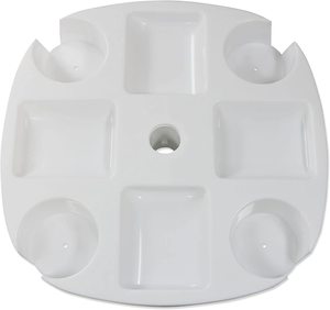 Plateau de plage <span class=keywords><strong>en</strong></span> plastique ABS léger, sur mesure, avec 4 supports de tasse durables pour Patio, jardin, piscine - Product Image 3