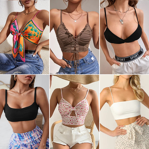 Tops Casuales de Moda para Mujer a Precio Económico, Poliéster/Algodón, Ropa de Verano de Segunda Mano, Liquidación de Fábrica - Product Image 5