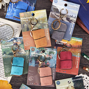 Mini Libreta <span class=keywords><strong>de</strong></span> Papel Suave con Hojas Sueltas, Serie <span class=keywords><strong>de</strong></span> Pintura Artística, Llavero Colgante, Regalo, <span class=keywords><strong>Libro</strong></span> Pequeño Portátil - Product Image 1
