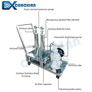 Bomba <span class=keywords><strong>de</strong></span> diafragma neumática <span class=keywords><strong>de</strong></span> acero inoxidable, purificador <span class=keywords><strong>de</strong></span> Perfume, Colonia, esencia para perfume, filtro <span class=keywords><strong>de</strong></span> Perfume en aerosol corporal - Product Image 5