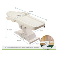 Cama facial eléctrica con 3 motores Cama robot de masaje de lujo y silla de masaje