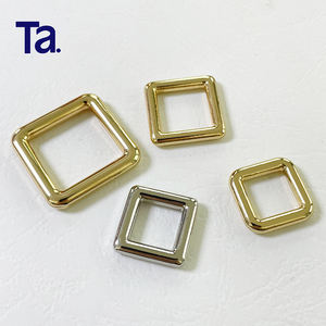 Boucle carrée en alliage de zinc TANAI de haute qualité <span class=keywords><strong>pour</strong></span> collier de <span class=keywords><strong>chien</strong></span>, accessoires de marque, anneau de réglage en métal doré <span class=keywords><strong>pour</strong></span> bagages - Product Image 6