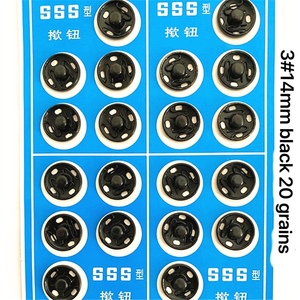 Factory Wholesale Eco-friendly Metal Snap <strong>Buttons</strong> Double Sewing Technique with Plating Technique - Product Image 5