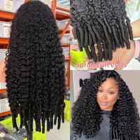 Extensions de Cheveux Humains Bouclés Birmanes Funmi Ondulées Profondes, 100% Cheveux Naturels Non Traités, Qualité Supérieure