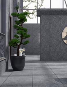 Carreaux de porcelaine pour pavage extérieur en pierre d'ardoise rugueuse gris foncé 600x1200mm R11 antidérapant pour terrasse extérieure jardin sol - Product Image 4