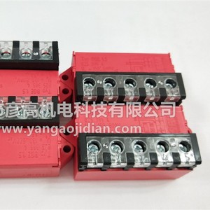 SeW Brake <b>Caliper</b> Bridge <b>Red</b> Module Bge1.5 8253854 With Black Terminal Blocks And Silver Screws - Product Image 1