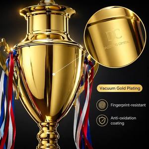 Trophée <span class=keywords><strong>de</strong></span> championnat géant Elite <span class=keywords><strong>de</strong></span> 30 pouces, tout en métal, plaqué or premium, avec motifs sportifs interchangeables - Product Image 3