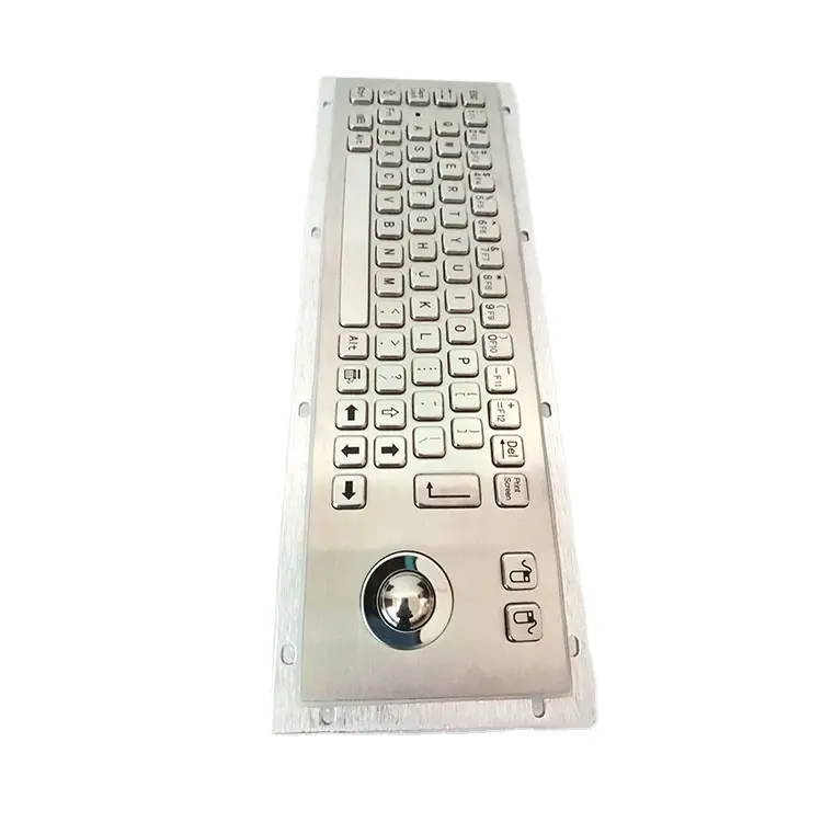 Фабричная Антивандальная Pinpad, промышленная нержавеющая сталь, киоск, цифровая металлическая клавиатура IP65 с трекболом