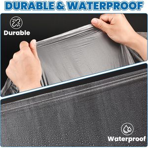 Plastic Drop Cloth 9x12 Ft 0.4 Mil <b>Waterproof</b> <b>Paint</b> Protection Furniture Covering - Product Image 3