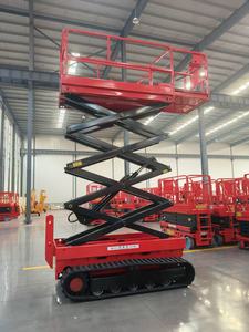 Venda quente Offroad Barato Móvel Rastreado Elétrico Todo O Terreno Self-Propelled Crawler Scissor Lift - Product Image 5