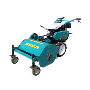 Broyeur d'herbe diesel pour petit verger Machine de concassage d'herbe de terrain vague polyvalente Machine de concassage d'herbe de jardin - Product Image 1