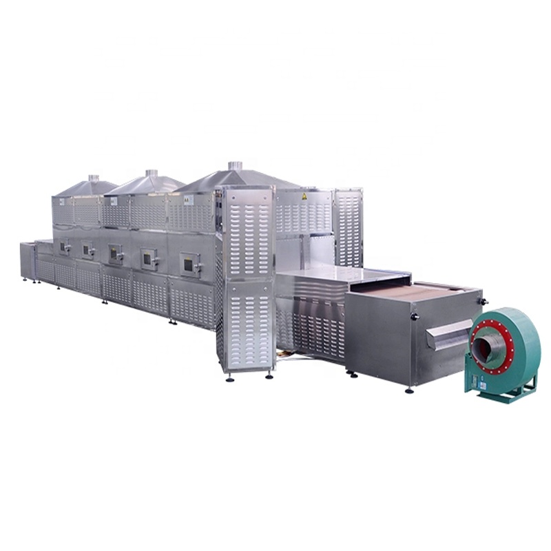 Stainless steel industrial insect drying machine tunnel microwave