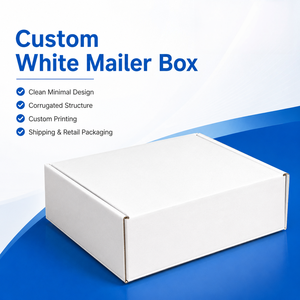 Caja de Cartón Corrugado Plegable para Embalaje de Regalos y Productos Electrónicos, con Laminación Mate, Reciclable y Resistente, Venta al Por Mayor - Product Image 1