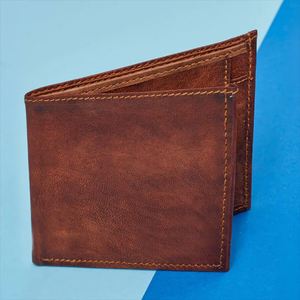 Cartera de Cuero Vegano para Hombre, Diseño de Lujo, con Bolsillo Frontal y Monedero - Product Image 4