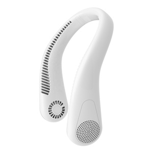 Ventilador personal recargable de <span class=keywords><strong>aire</strong></span> <span class=keywords><strong>acondicionado</strong></span> sin aspas de cuello portátil Mini ventilador de cuello de refrigeración manos libres para exteriores - Product Image 4