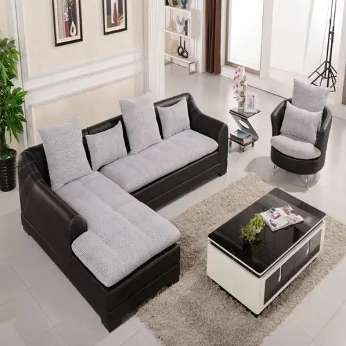 Op Maat Gemaakt Nieuw Ontwerp Sofa Sets Voor Woonkamer Sofa Slaper Bank Tee Grey Modern Loveseat Stof Sofa