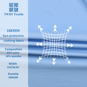 Fabricante Anti Uv Nylon Poliamida Spandex Tejido de punto 4 Way Stretch Matte UPF Tela de protección solar Ropa de protección solar - Product Image 2