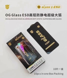 Protector de pantalla de vidrio templado antiexplosión de cubierta completa OG, antiestático, antihuellas dactilares para <span class=keywords><strong>iPhone</strong></span> 16 ESD Arc Edges IT'S ME - Product Image 4