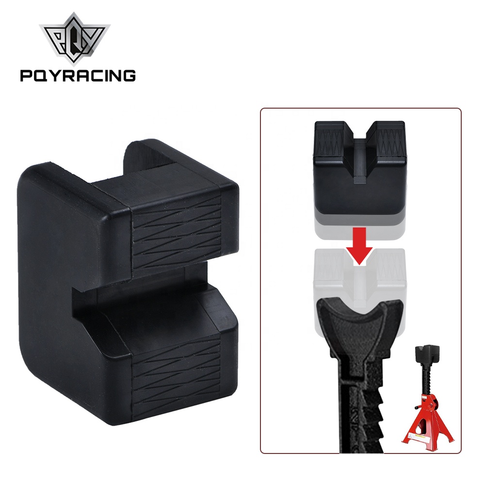 Напольная прокладка для домкрата, резиновая универсальная защита с прорезью, портативные противоскользящие Квадратные аксессуары для транспортного средства, рамка, рельсовый адаптер для ремонта автомобиля